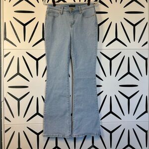 IMAN Global Chic Light Blue Flare Jeans